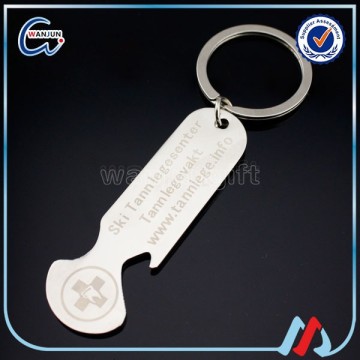 laser engraved bottle opener key ring with your logo