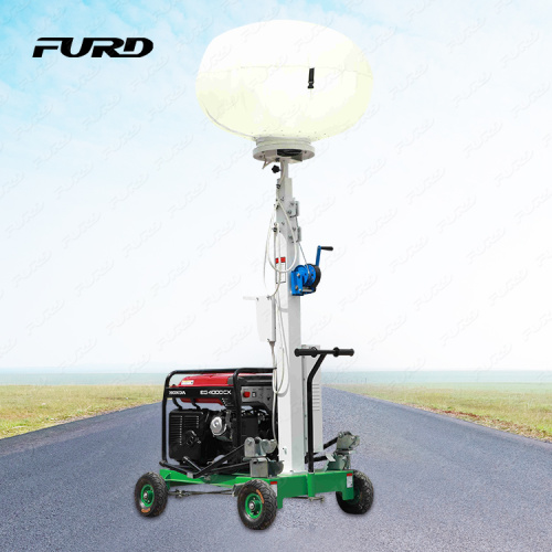Chinese cheap 5m balloon mobile light tower