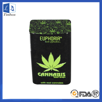 Metal Candy Tins Bulk With Hinged Lid