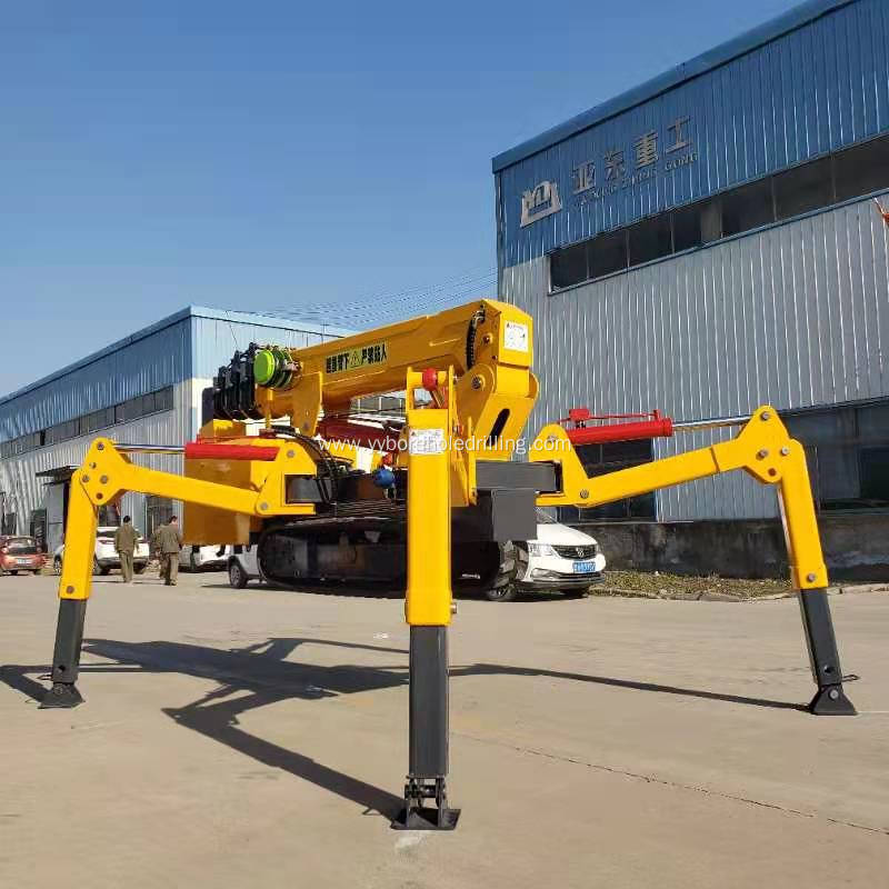 3Ton 12T Telescopic Boom Hydraulic Construction Lifting Crane Mobile Spider Crane