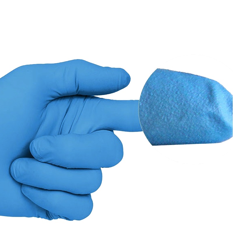 Mănuși de nitril albastru aprobat de CE de unică folosință