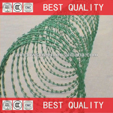 anping pvc coated razor wire factory