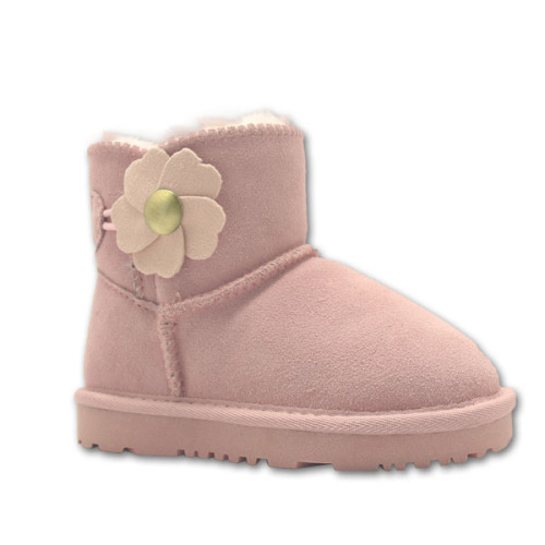 Little Girls Winter Ankle Boots Fleece Lining