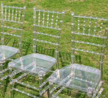 Monoblock Clear Resin Chiavari Chair