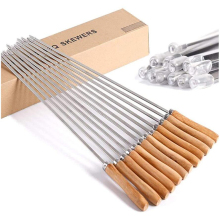 Wholesale Kabob Skewers BBQ Stainless Steel Grill Tool Set
