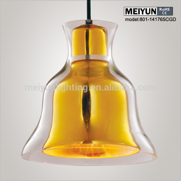 round glass lampshade pendant light