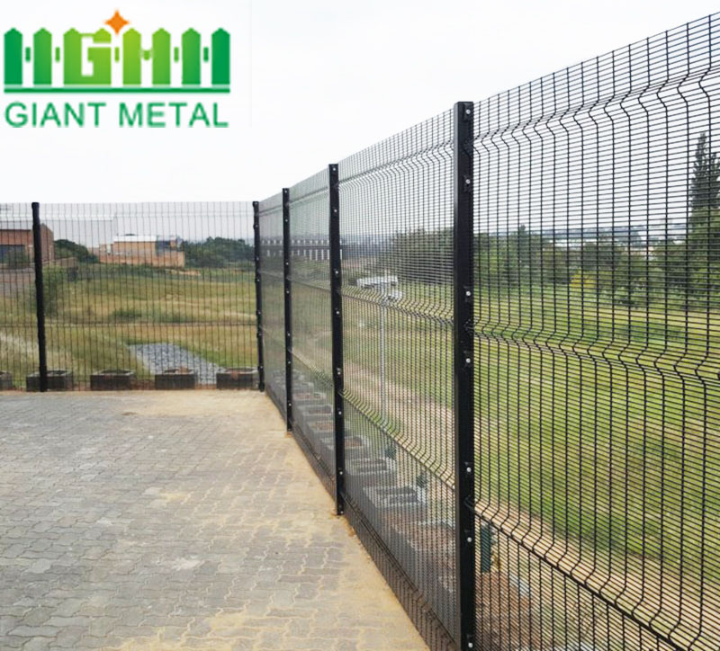 High security galvanized Steel Welded 358 Mesh Fencing