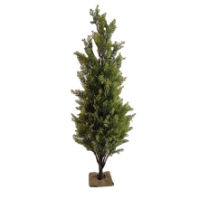 Artificial Cypress and Boxwood Grass Tall Cedar Trees