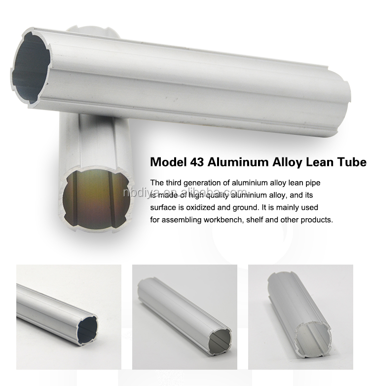 Aluminium Alloy tube Lean manufacturing pipe for frame