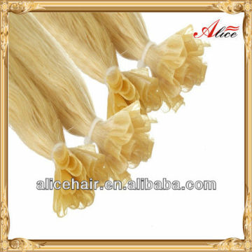Wholesale price cold fushion hair extension indian hair