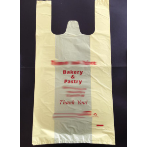 Plastic Bag for Shopping in Yellow