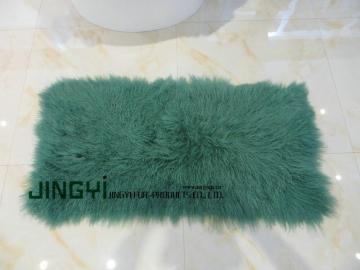 Curly Lamb Fur Tibetan Sheepskin Blanket