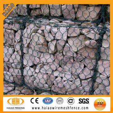 galmac coated gabion box,pvc coated gabion box