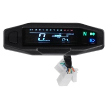 Moto LCD Velocimetro RPM Universal Digital Odometer Speedometer