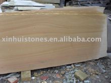 Yellow sandstone slab