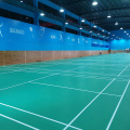 Pavimento deportivo de pvc verde para cancha de bádminton