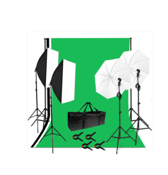 Studio Flash Lighting Kit with Soft Boxes