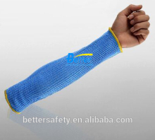 Blue HPPPE Cut Resistant wholesale arm sleeves Rigger Gloves