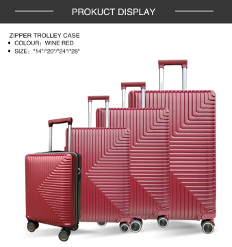 Expandable Luggage sets with Explosion-proof double zipper