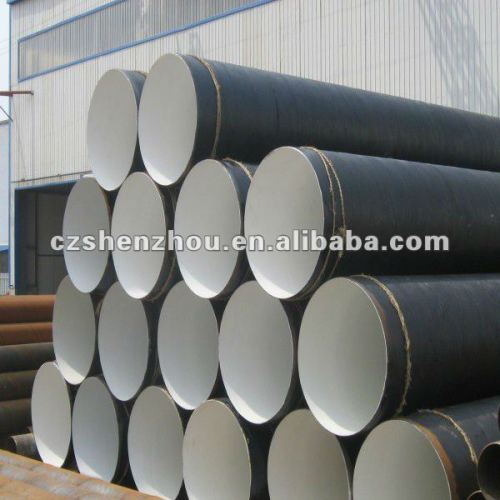 External Coating with 3 layers HDPE Spiral Welded Steel Pipe