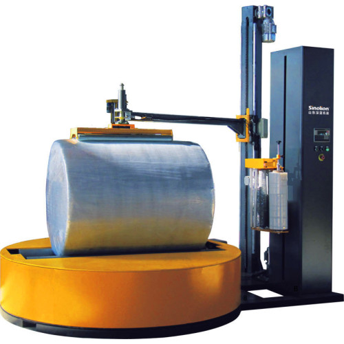 Roll type stretch wrapping machine