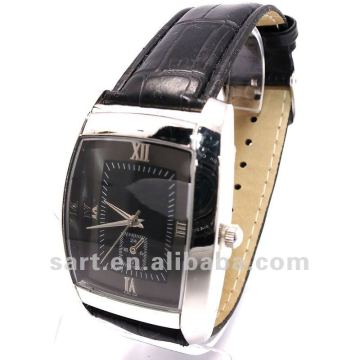 leather elegant watch for men