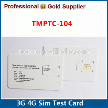 3G WCDMA Test Card for ANRITSU CMW500 Standard Test Sim Card