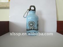 350ml auminum bottle with carabiner as school water bottle