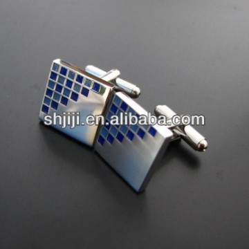 fashional designer metal custom logo men cufflinks