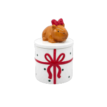 Christmas Gift Box Capybara Storage Jar