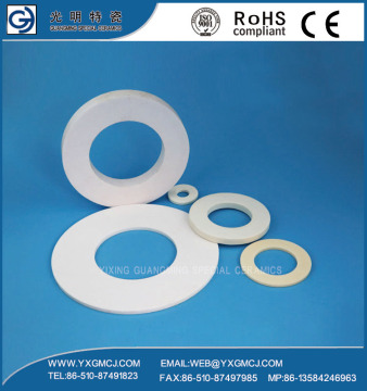 Electrical 95-99.7% Al2O3 Alumina Ceramic Plate Ring