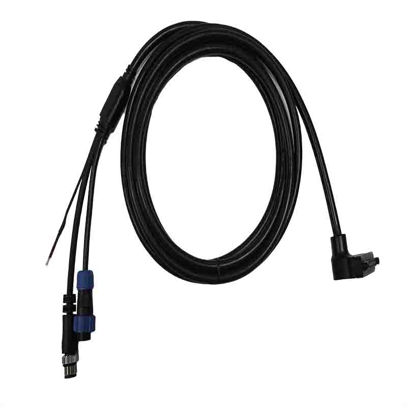 Wodoodporny kabel rozdzielający 90 stopni z wtyczką lotniczą M12 6Pin, złączem SP13 i otwartym przewodem 90-Degree Waterproof Splitter Cable with M12 6Pin Aviation Plug, SP13 Connector & Open Wire