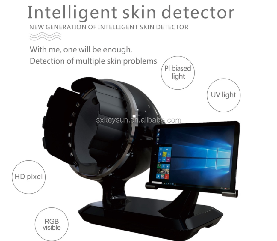 Excellent Skin Analyzer Machine Skin Scan Recognition Deep Learning Skin Problems 3D Cloud Computing Storage Spa Use Device