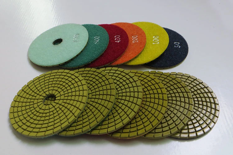 4 Polishing Pads for Sandstone