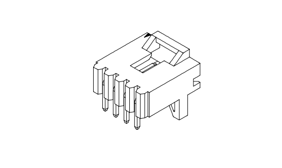 2.54mm ملعب 90 ° رقاقة AW2547RA-FJ-XP-G