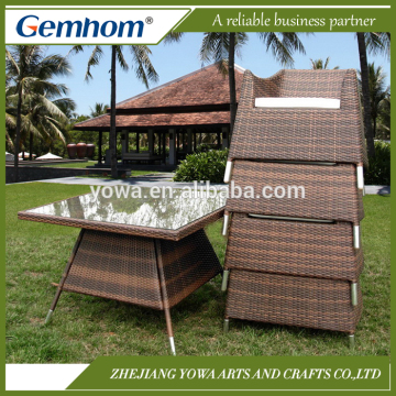 Leisure polyester cushion rattan wicker furniture