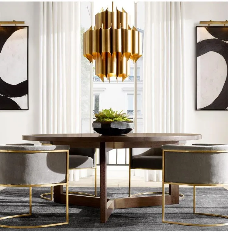 Modern Silver and Gold Pendant Chandelier for Elegant Spaces