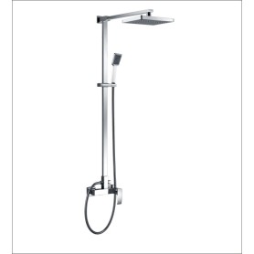 European style square hot and cold shower faucet