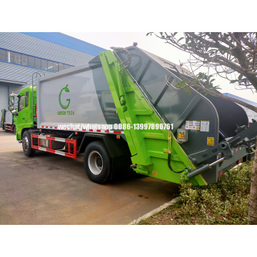 Dongfeng 14cbm/10tons waste/trash/garbage compactor truck