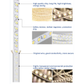 luz de corda LED de tamanho fino para fora