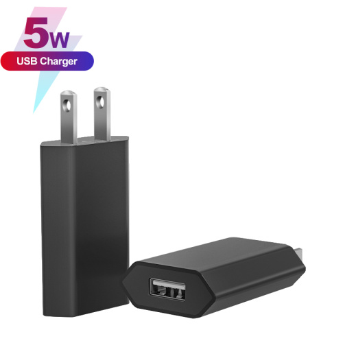 휴대폰 용 흑백 5W USB 벽 충전기
