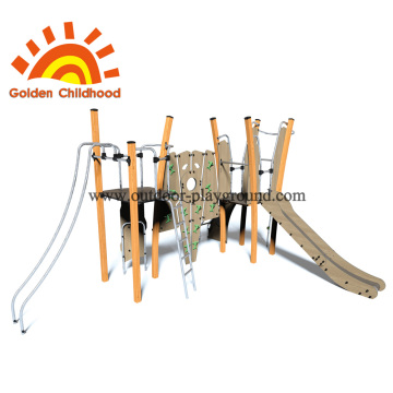 Green Commercial Outdoor Playground Equipment For Sale