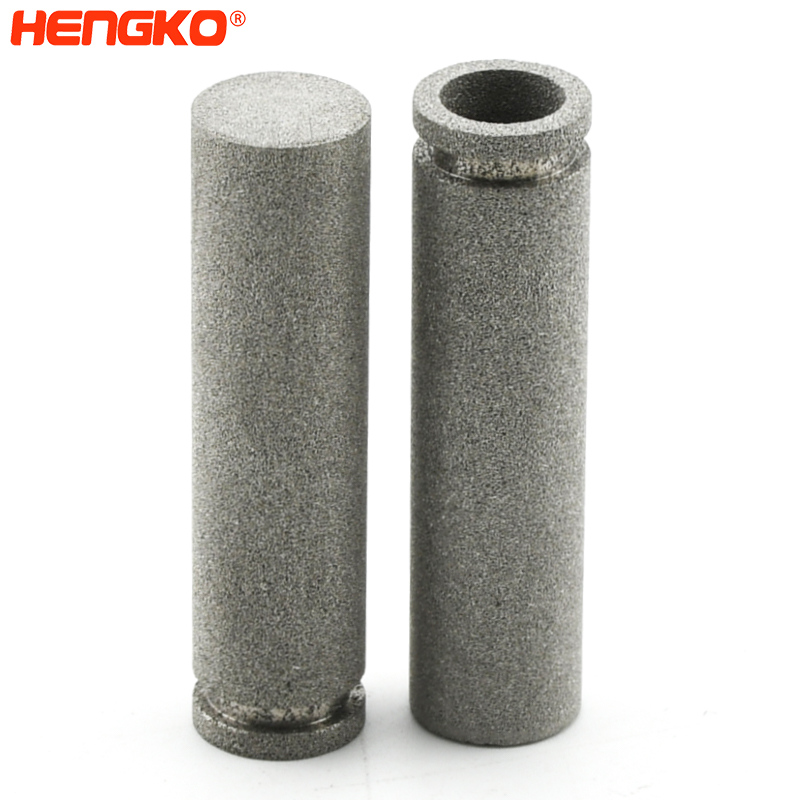 HENGKO customed 30 Mesh micron sintered stainless steel porous metal pipe filter for pharmaceutical industry