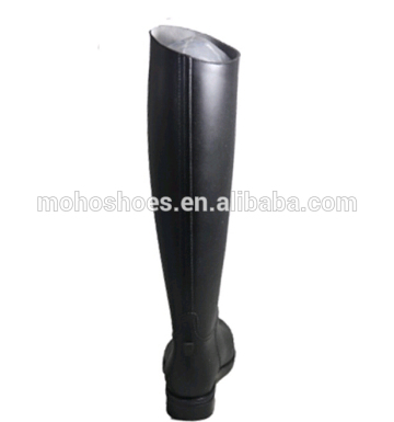 Black Women knee Boots ,Women Fashion Rubber Boots