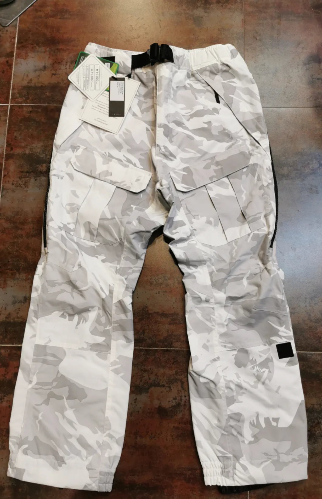 High Quality Camouflage Waterproof 15000mm Windbreaker Snowboard Mens Pants