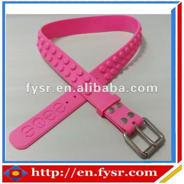 2016 hot rubber fragrance golf belt silicone rubber golf belt