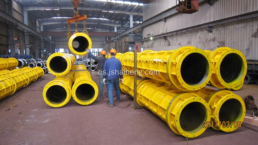 Molde de acero para la planta de pilotes hilados D300-D600