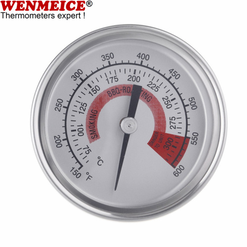 Barbecue Temperatuurmeter Analoge Grill Deksel Thermometer