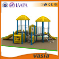 Anak-anak bermain Slide & ayunan Outdoor Playground Indoor