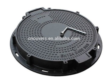 EN124 Composite Round Manhole Cover/ SMC S.S Screw Lockable Manhole Cover